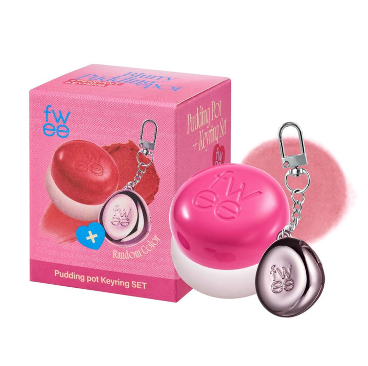 Lip&Cheek Blurry Pudding Pot + Pendant Keyring | Random Colored Keyring 5g
