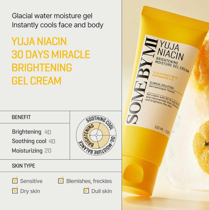 Yuja Niacin Brightening Moisture Gel Cream 100ml / 3.38 oz.