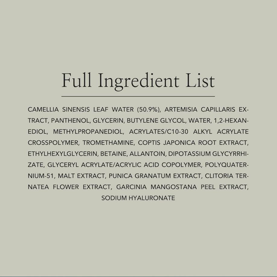 Calming Serum Green Tea Panthenol 30ml / 1 fl. oz.