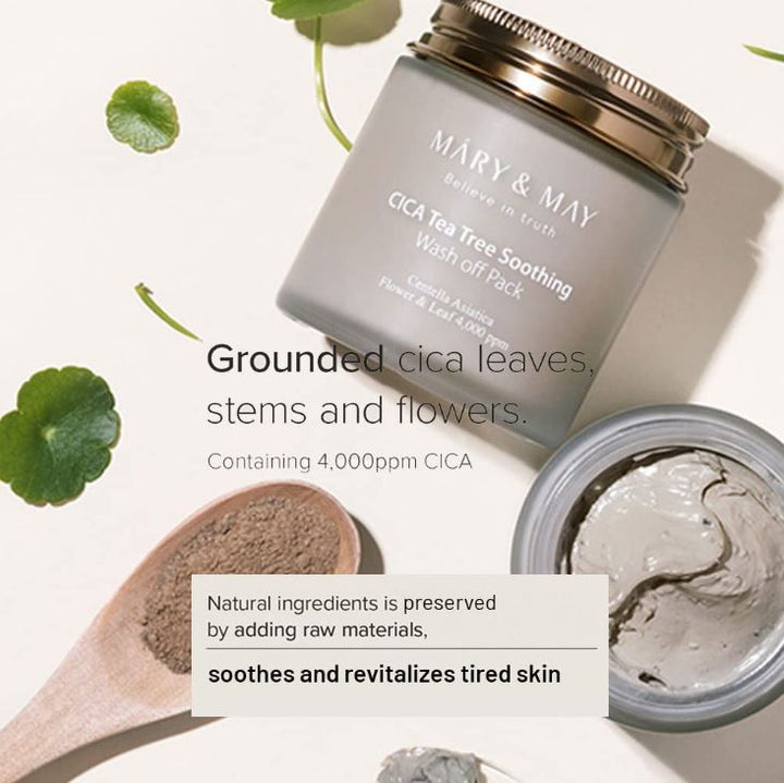 Vegan Cica Tea Tree Soothing Wash Off Pack 125ml / 4.4 fl. oz.