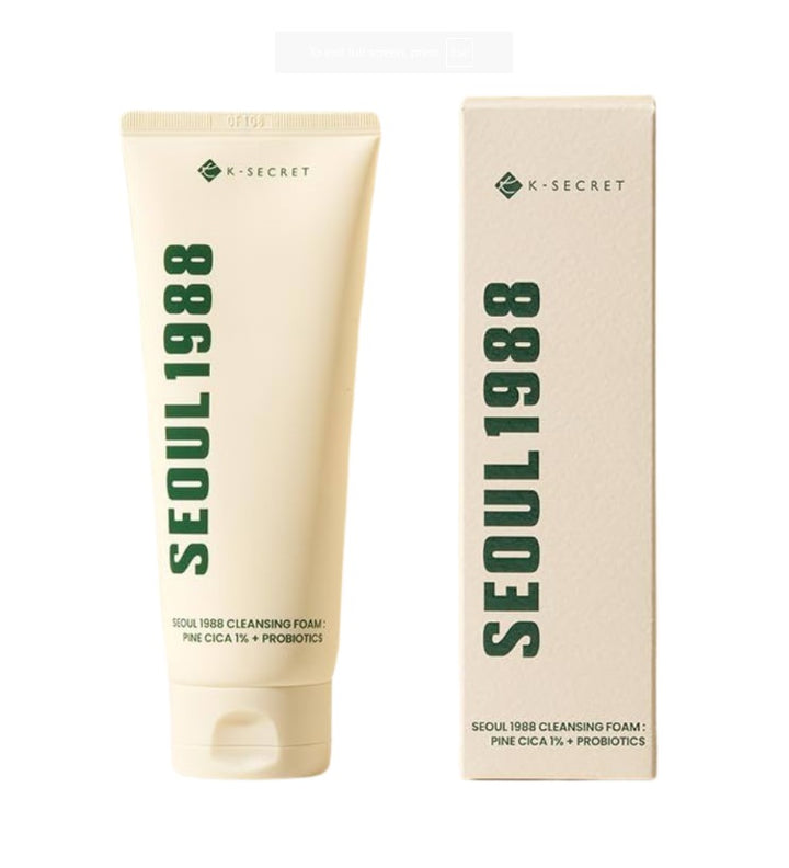 SEOUL 1988 Cleansing Foam : Pine Cica 1% + Probiotics 150ml / 5.07 fl. oz.