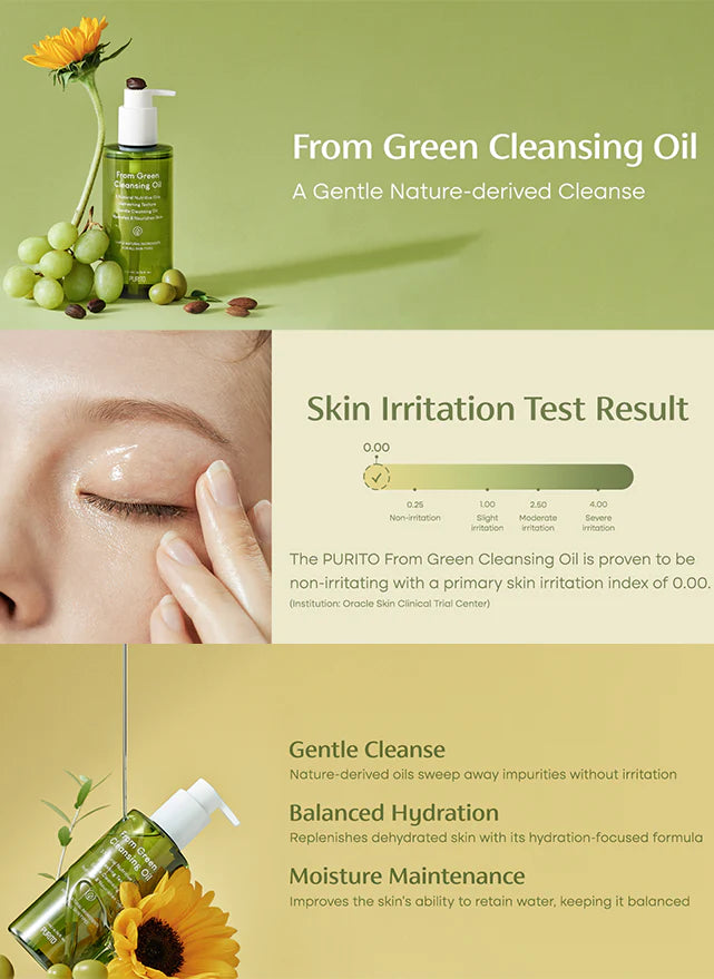 From Green Cleansing Oil 200ml / 6.76 fl. oz.