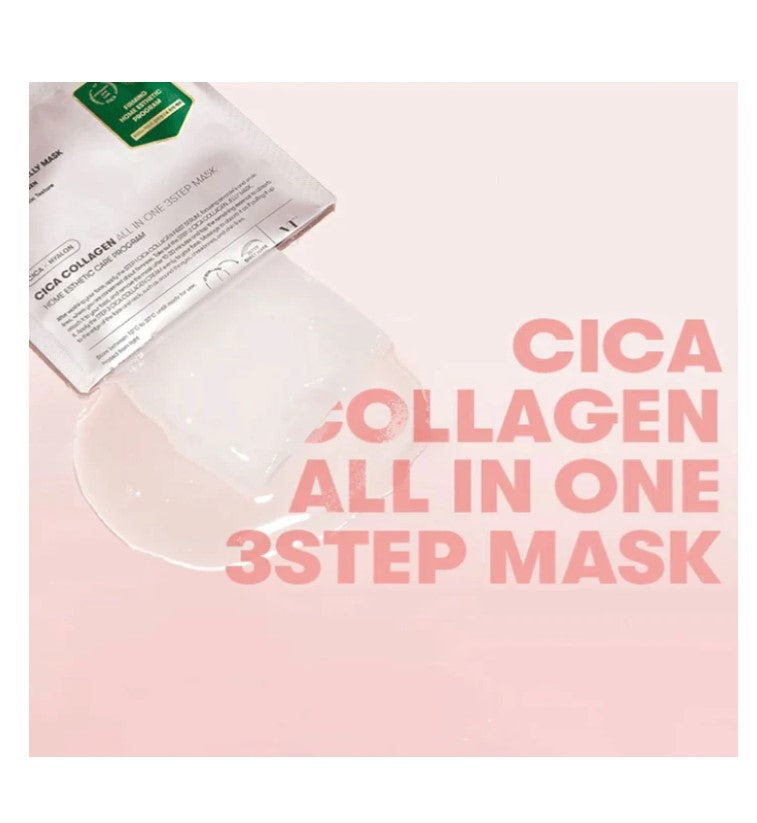 Cica Collagen All In One 3-Step Mask 1 Sheet