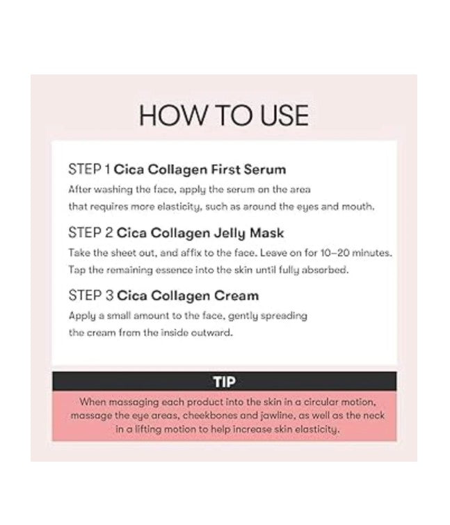 Cica Collagen All In One 3-Step Mask 1 Sheet