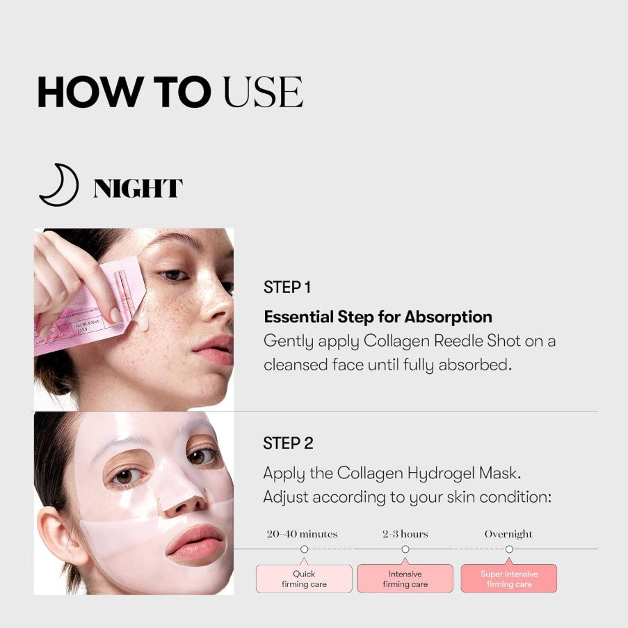 Collagen Reedle Shot 100 2-Step Hydrogel Mask 1ea