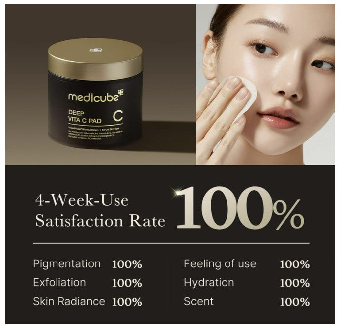 Deep Vita C Facial Pads 70 Sheets / 150ml / 5.29 oz.