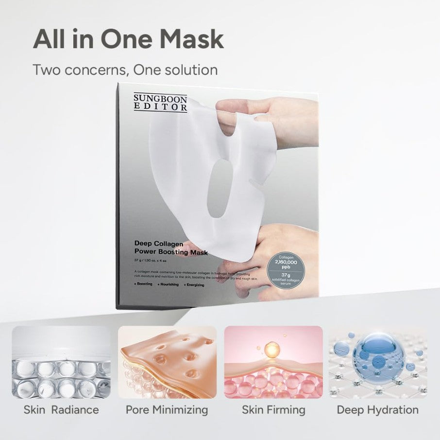 <MALL>Deep Collagen Power Boosting Mask 4 Sheet