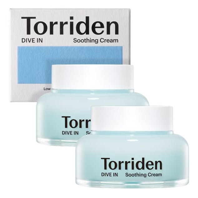 DIVE-IN Hyaluronic Acid Soothing Cream 100ml / 3.38 fl. oz. 2pk