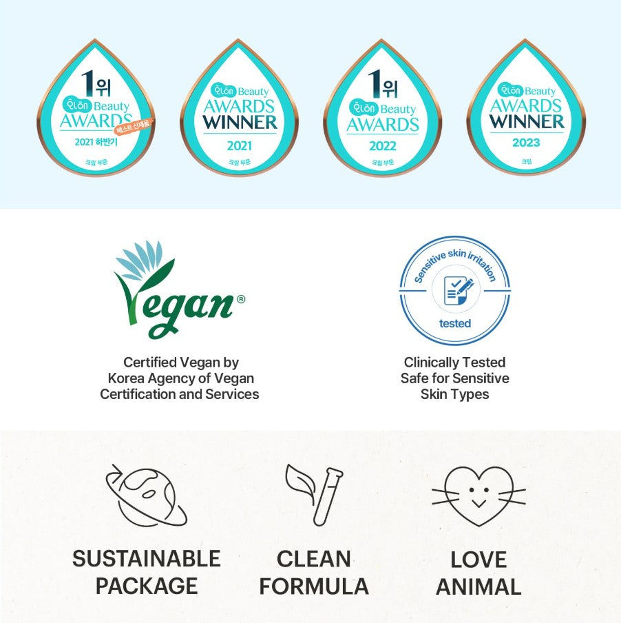 DIVE-IN Hyaluronic Acid Soothing Cream 100ml / 3.38 fl. oz. 2pk