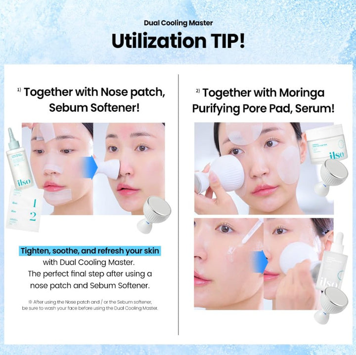 Dual Cooling Master, Korean Tighten Pores and Cooling Massage Stick