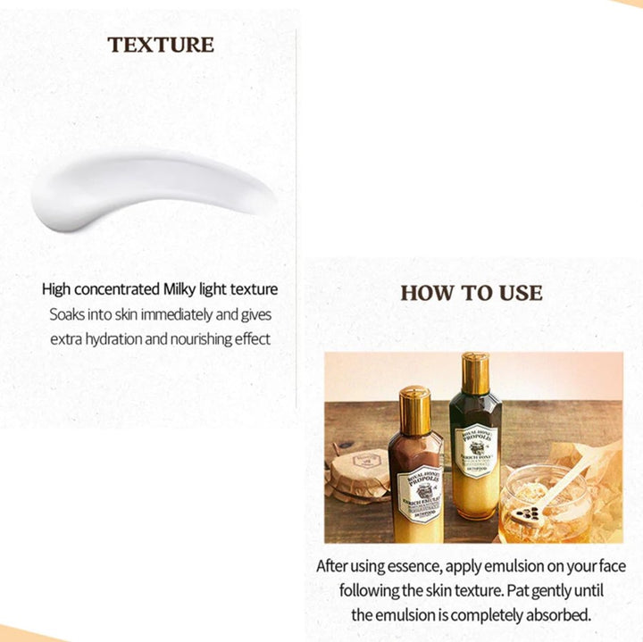 Royal Honey Essential Emulsion 160ml / 5.41 fl.oz.