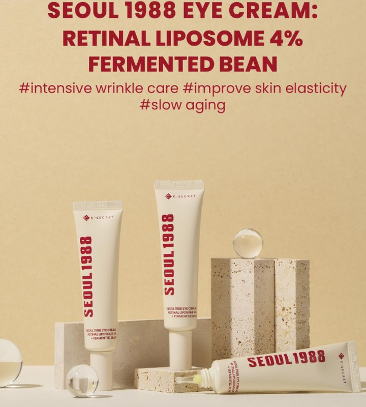SEOUL 1988 Eye Cream : Retinal Liposome 4% + Fermented Bean, 30ml / 1.01 fl.oz.