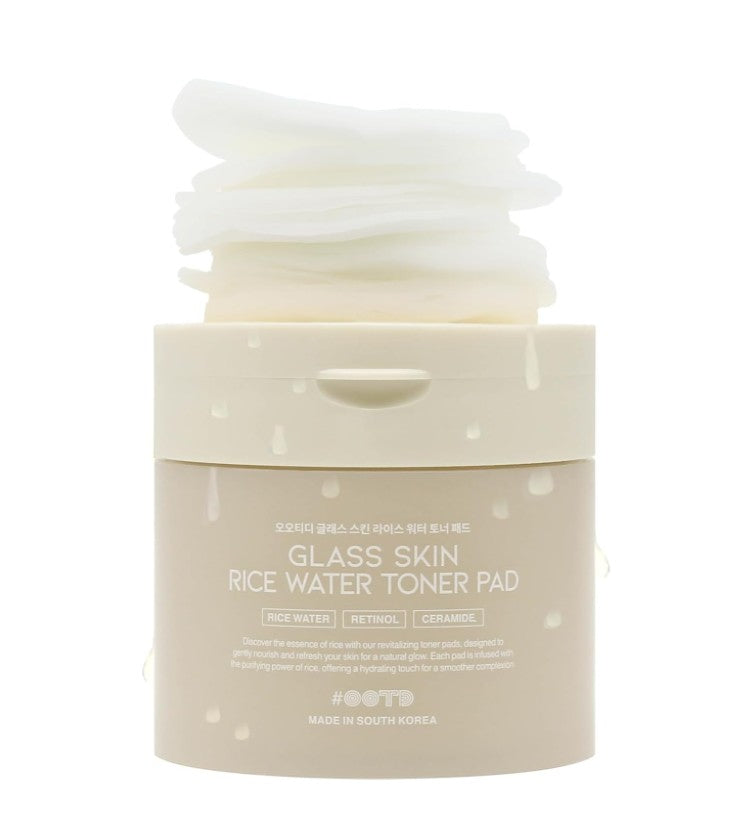 Glass Skin Rice Water Toner Pad 70 Pads / 4.05 oz. / 120ml