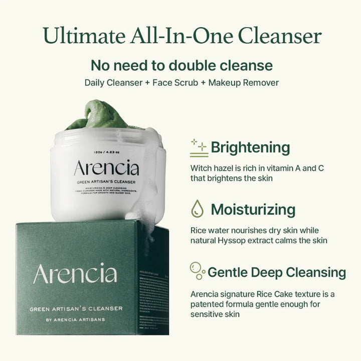 Green Artisan's Cleanser 120ml / 4.23 fl. oz.