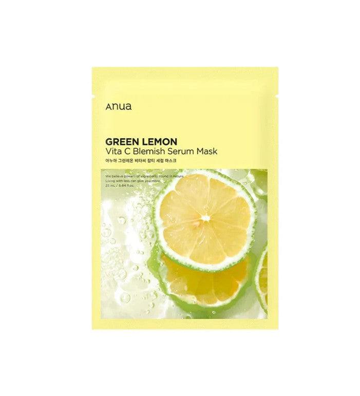 Green Lemon Vita C Blemish Serum Mask 1pk