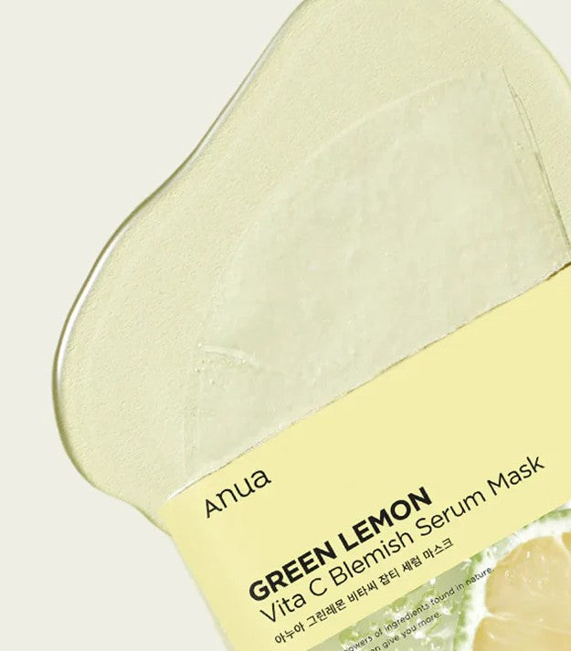 Green Lemon Vita C Blemish Serum Mask 1pk