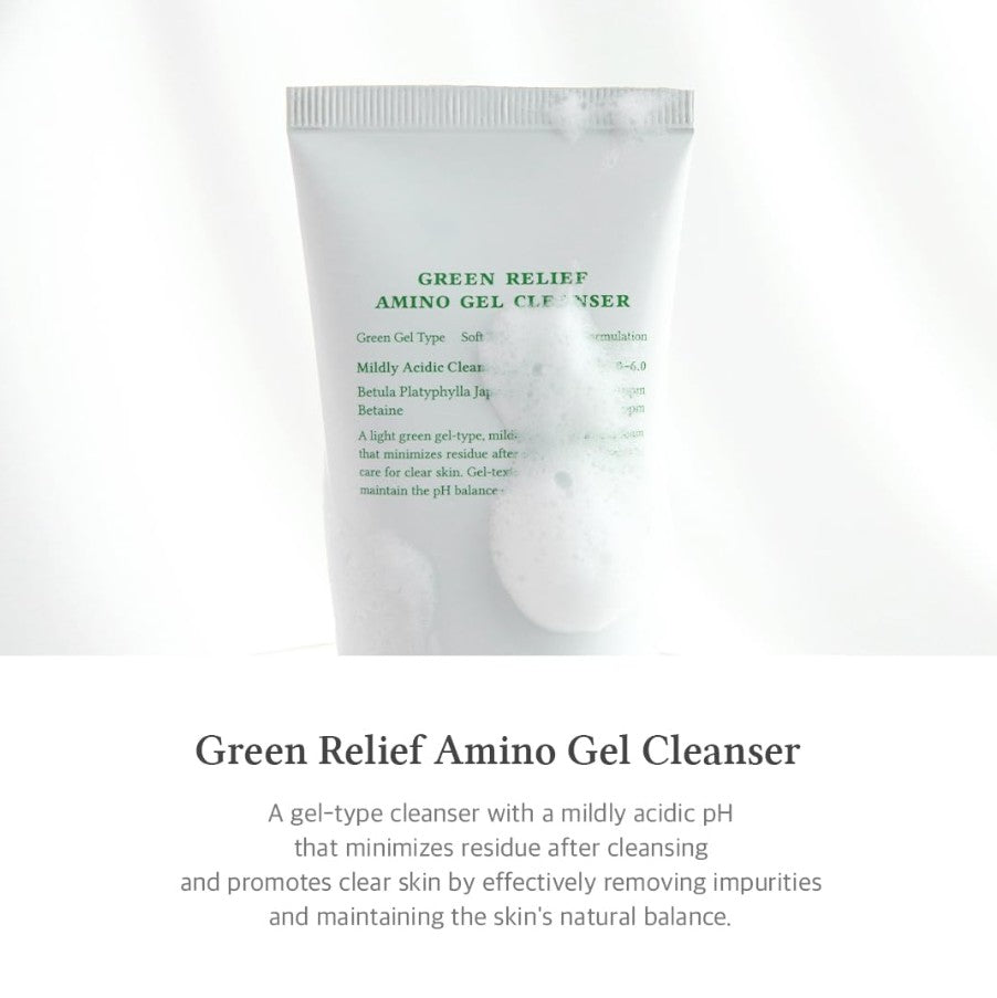 Pure Green Relief Amino Gel Cleanser 100ml / 3.38 Fl Oz