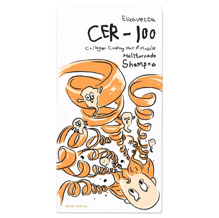 CER-100 Collagen Coating Hair A+ Muscle Tornado Shampoo 16.9 fl oz / 500ml