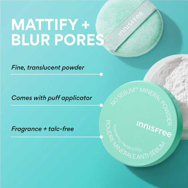 Innisfree No-Sebum Mineral Powder
