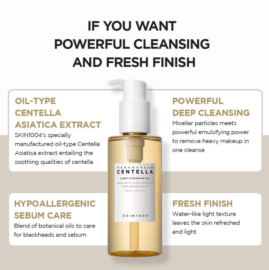 Madagascar Centella Light Cleansing Oil 1.01 fl. oz. / 30ml