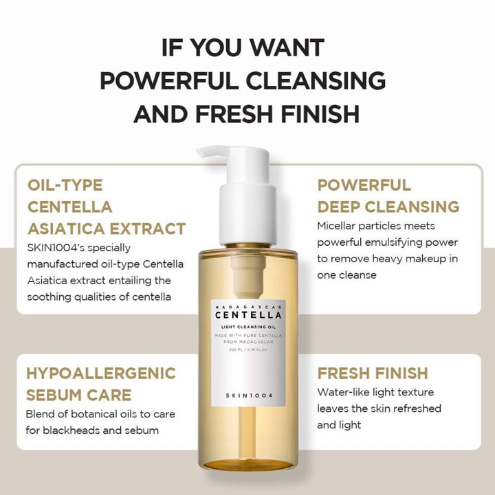 Madagascar Centella Light Cleansing Oil 1.01 fl. oz. / 30ml