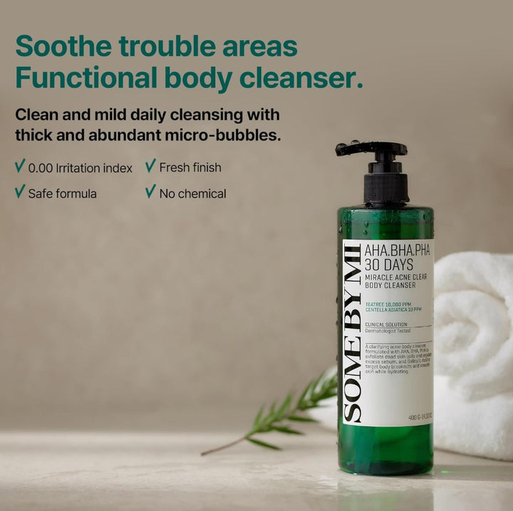 AHA BHA PHA Miracle Calming Body Cleanser 400ml / 13.5 oz