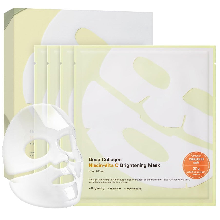 Deep Collagen Niacin-Vita C Mask 4 Sheet