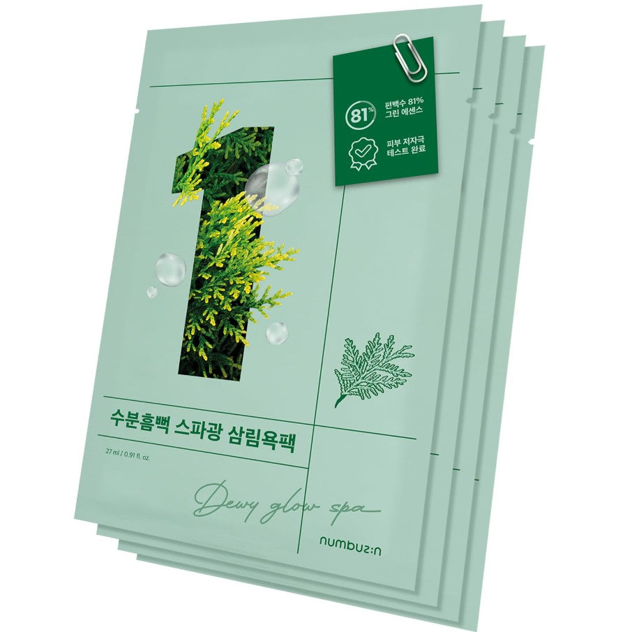 No.1 Dewy Glow Spa Sheet Mask 4ea