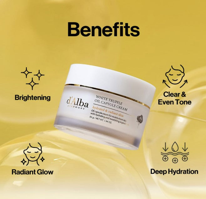 Italian White Truffle Oil Capsule Cream 1.94fl. oz. / 55ml