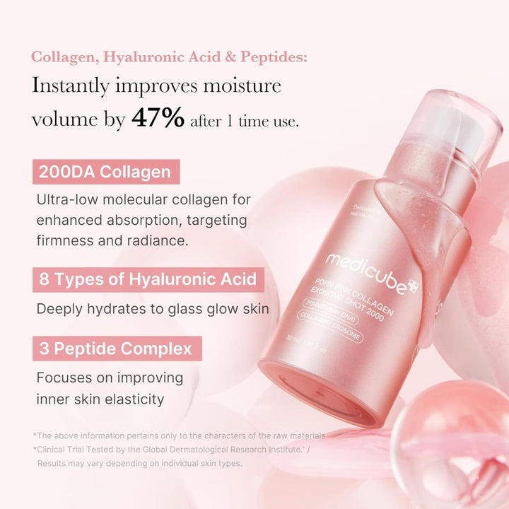 PDRN Pink Collagen Exosome Shot 2000 Serum 30ml / 1.01 fl. oz.