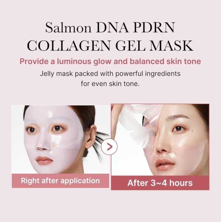 Salmon PDRN Pink Collagen Gel Mask 28g, 1pack