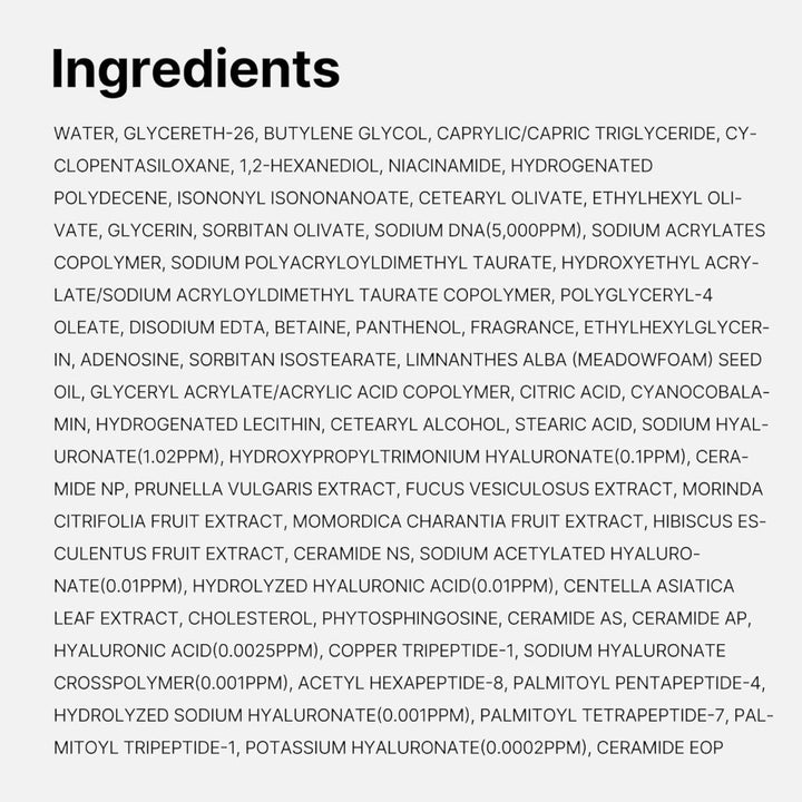 Salmon DNA PDRN Pink Hyaluronic Moisturizing Cream 50ml / 1.69 fl. oz.