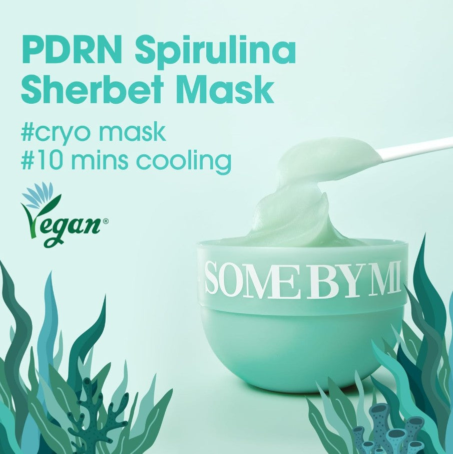 PDRN Spirulina Soothing Sherbet Mask 10