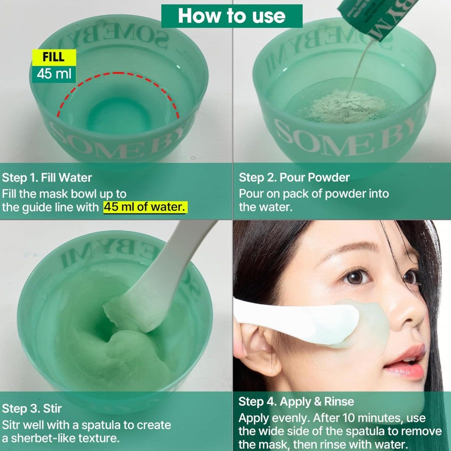 PDRN Spirulina Soothing Sherbet Mask 10