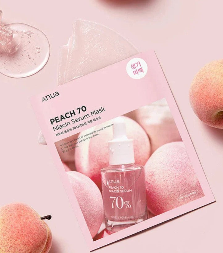 Peach 70 Niacin Serum Mask 1 set