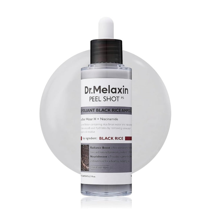 Peel Shot Glow Black Rice Peeling Ampoule 80ml / 2.7 fl. oz.