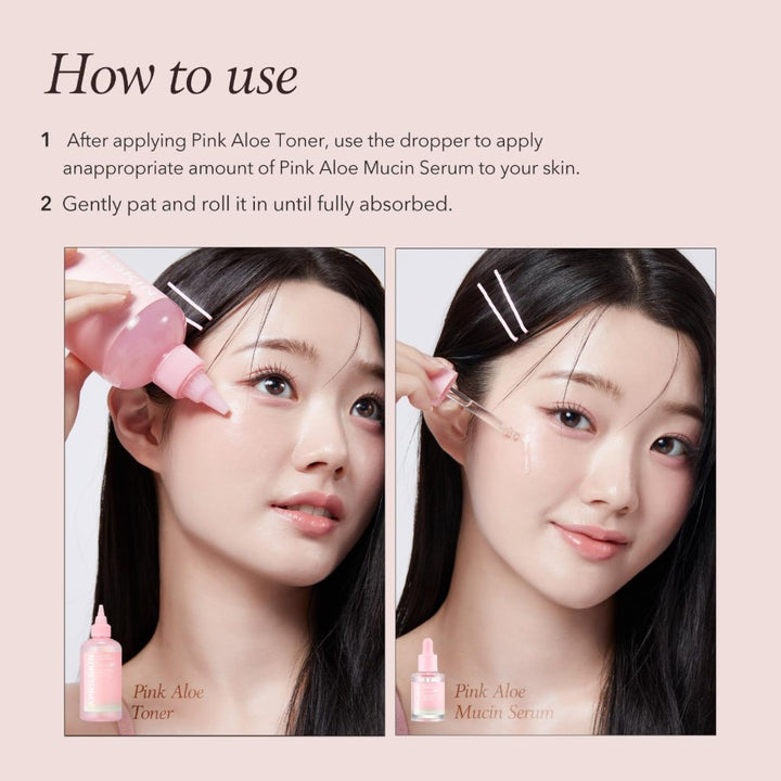 Pink Aloe Mucin Serum 1.01 fl.oz (30ml)