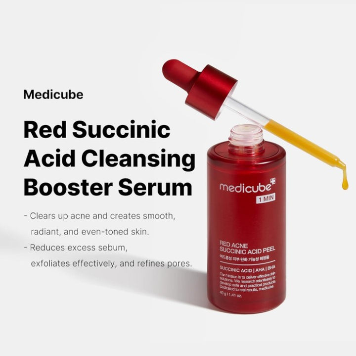 Red Acne Succinic Acid Peel Serum 40ml / 1.41 fl. oz.