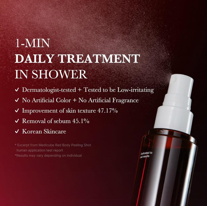Red Body Peeling Shot Cleanser 110g / 3.88 oz.