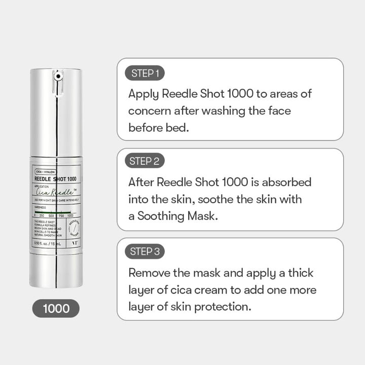CICA Reedle Shot 1000 Essence 15ml / 0.5 fl. oz.