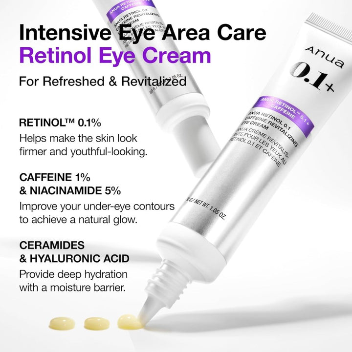 Retinol 0.1 Caffeine Revitalizing Eye Cream 30g / 1.05oz