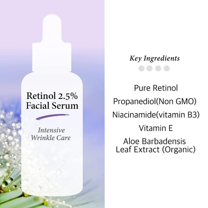Retinol 2.5% Solution Facial Serum 60ml / 2 fl. oz.