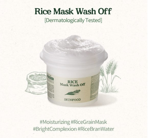 Rice Mask Wash Off 120ml / 4.05 oz.