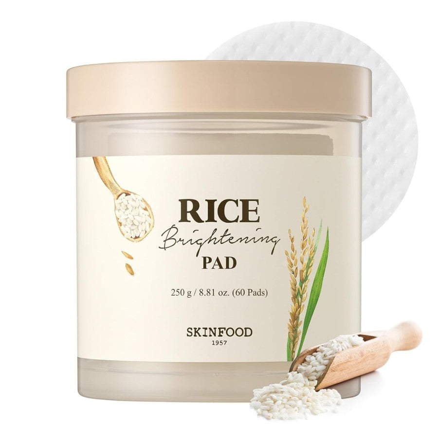 Rice Daily Brightening Face Toner Pad 60 Pads