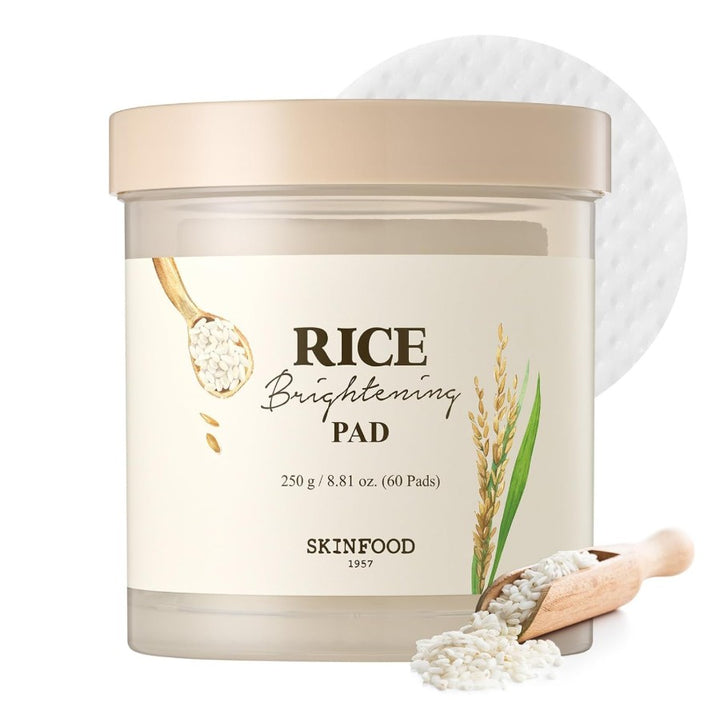 Rice Daily Brightening Face Toner Pad 60 Pads