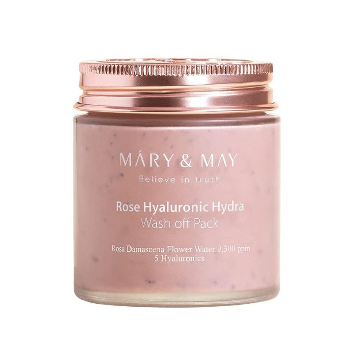 Vegan Rose Hyaluronic Hydra Wash Off Mask 125ml / 10.1 fl. oz.