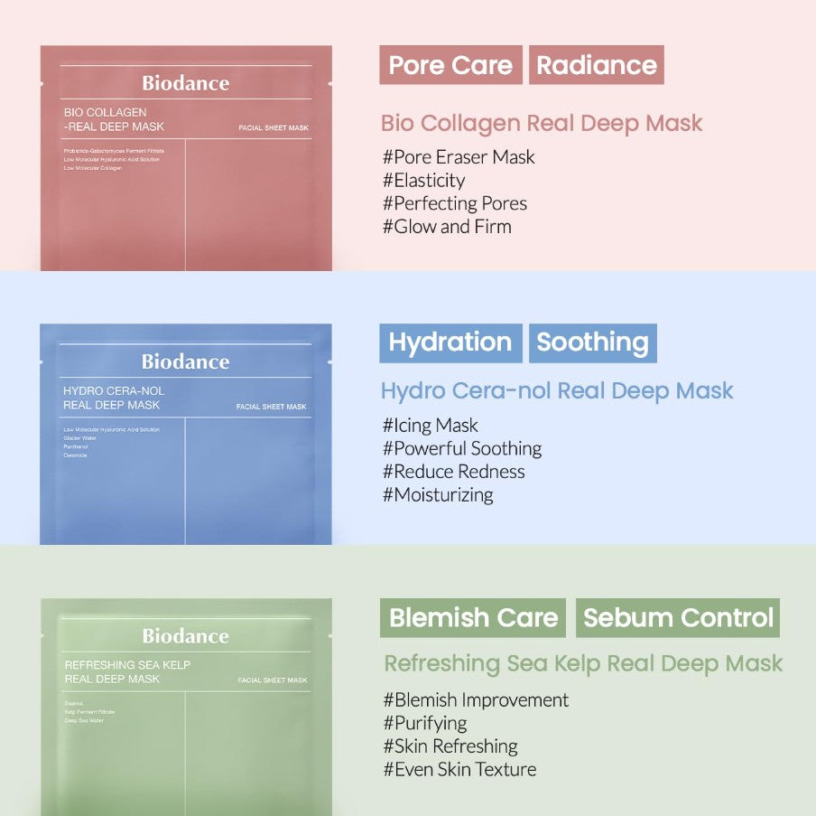 Refreshing Sea Kelp Real Deep Mask 4ea