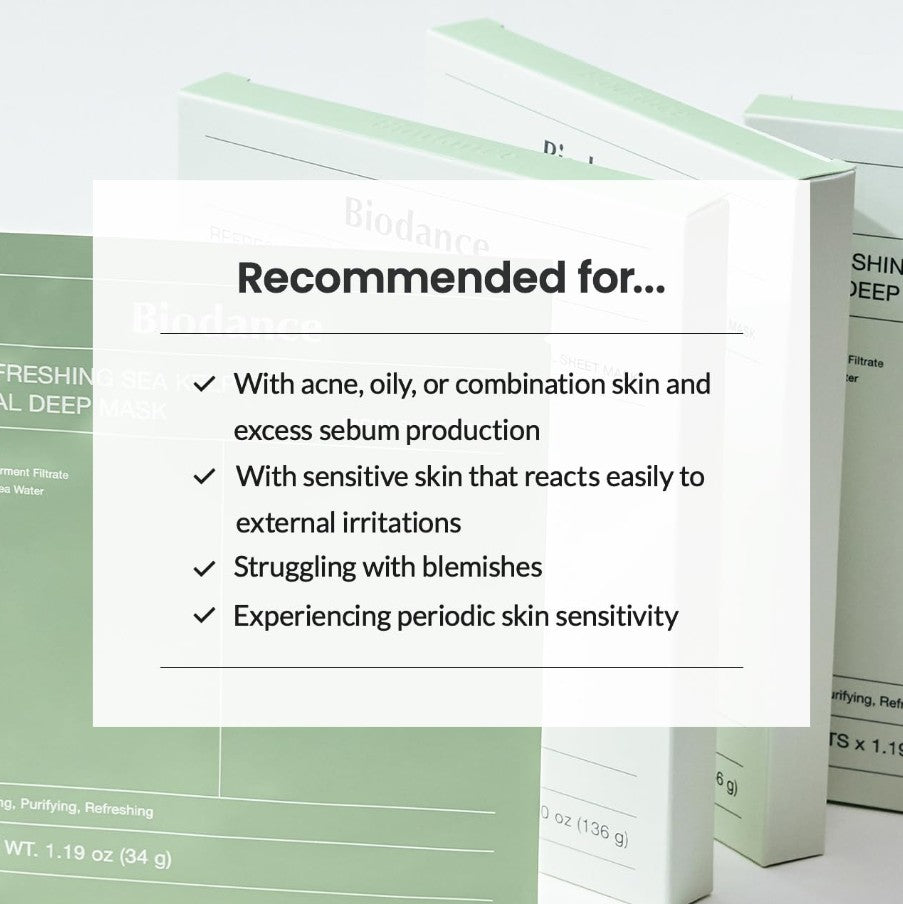 Refreshing Sea Kelp Real Deep Mask 4ea