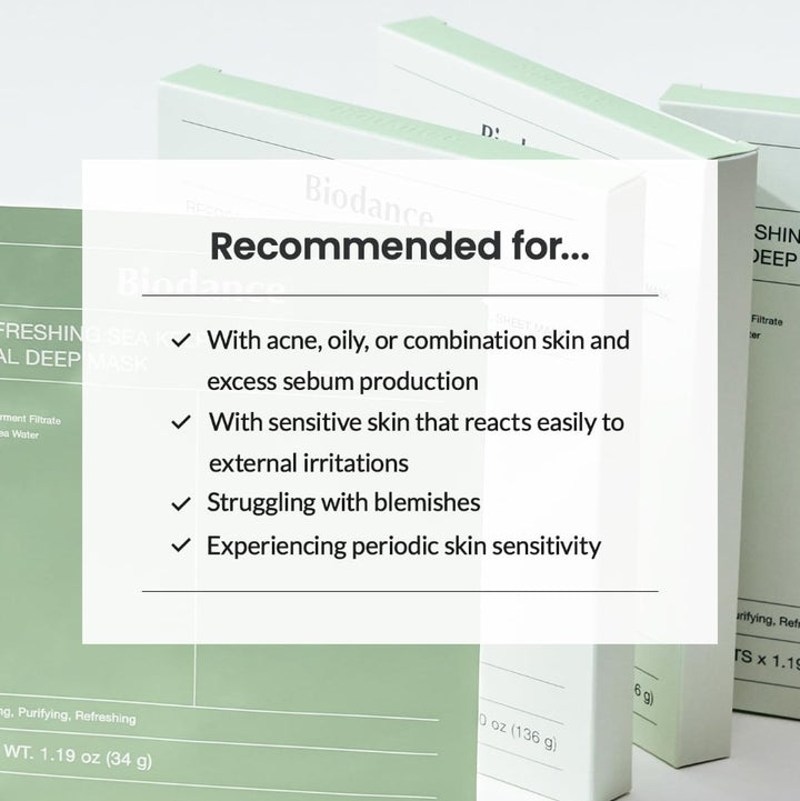 Refreshing Sea Kelp Real Deep Mask 4ea