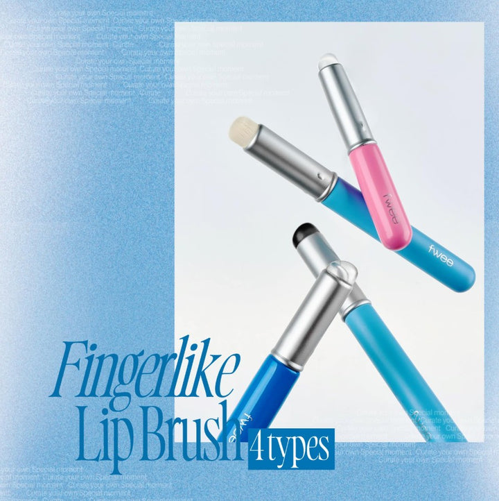 Fingerlike Silicone Lip Brush Slim Pink